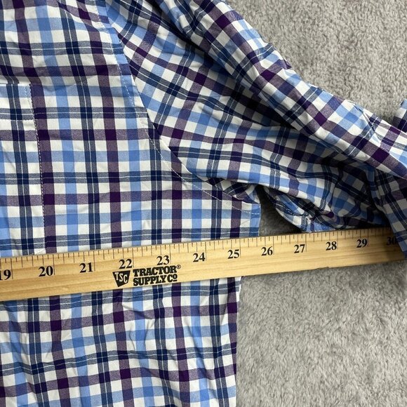 NEW Kirkland Signature Men's XL Performance Sport Dress Shirt Plaid - Picture 5 of 9
